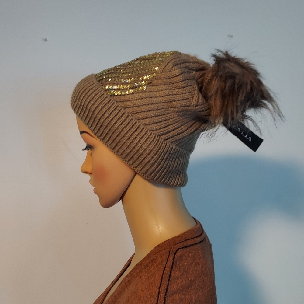 Brand-New Vitalia Brown Women's Hat with Tag